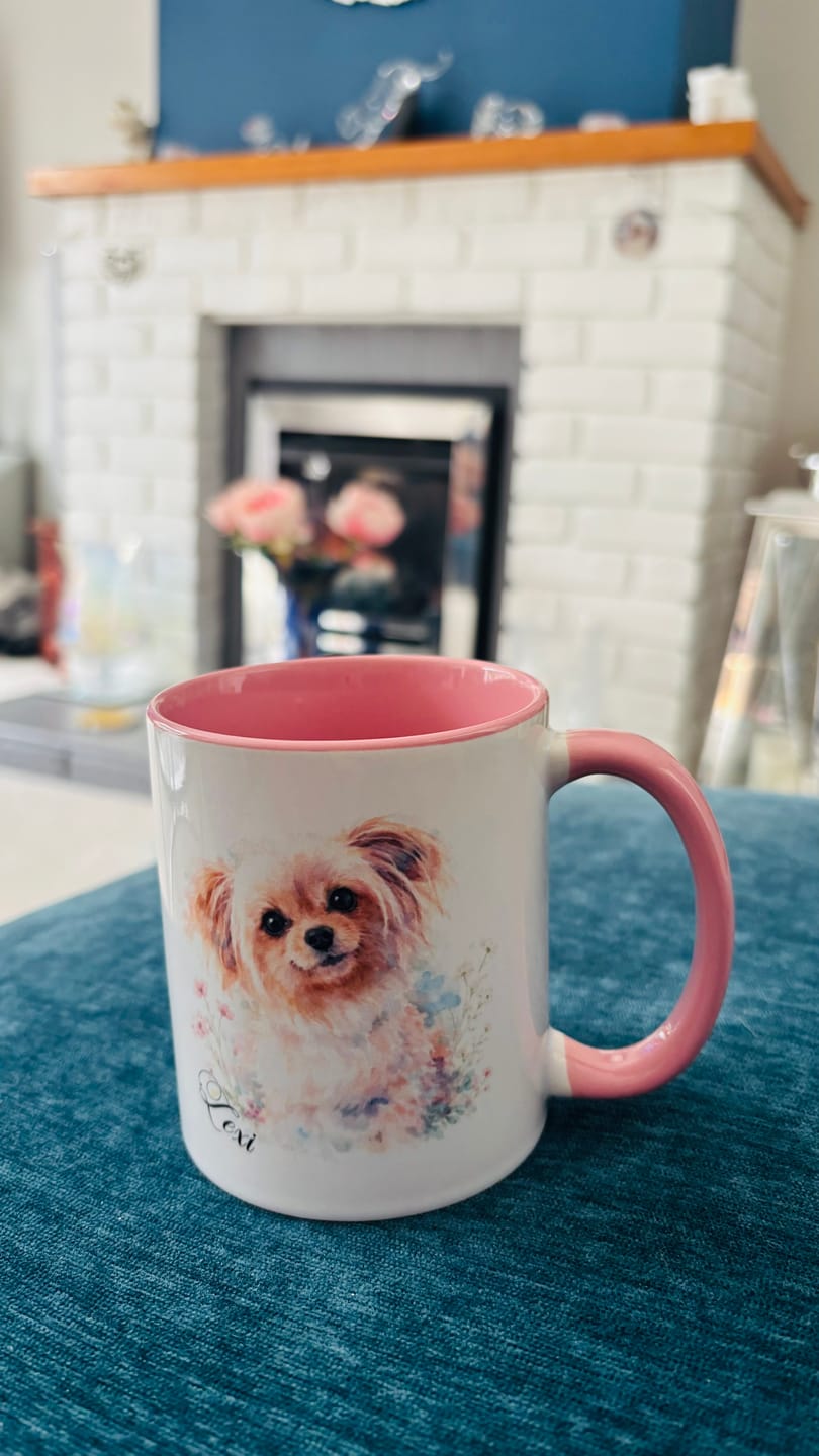 Customer photo review of Watercolour - Personalised Mug