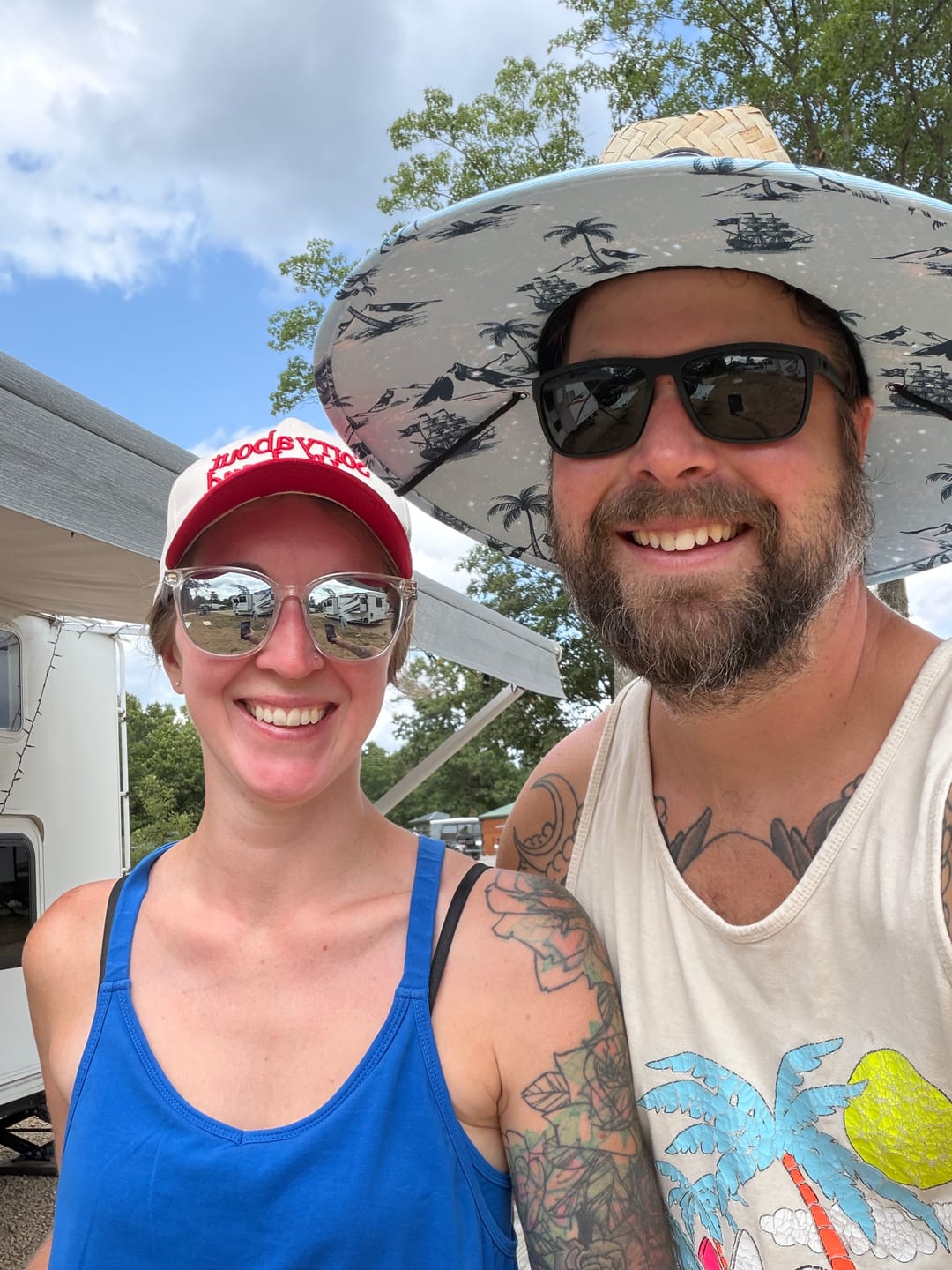 Customer photo review of Paradise Straw Hat