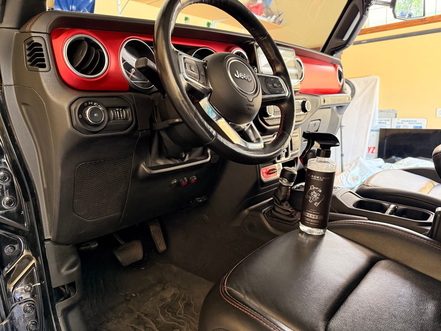 Customer photo review of BLACKLINE® RESET INTERIOR CLEANER & SCENT BOOSTER