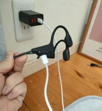 Customer photo review of Larrikin Shift™ Open-Ear Headphones