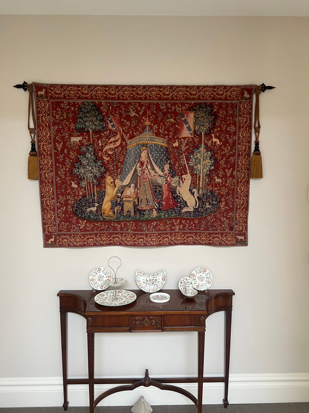 Customer photo review of Decorative Tapestry Tassels (Sold as a Pair)