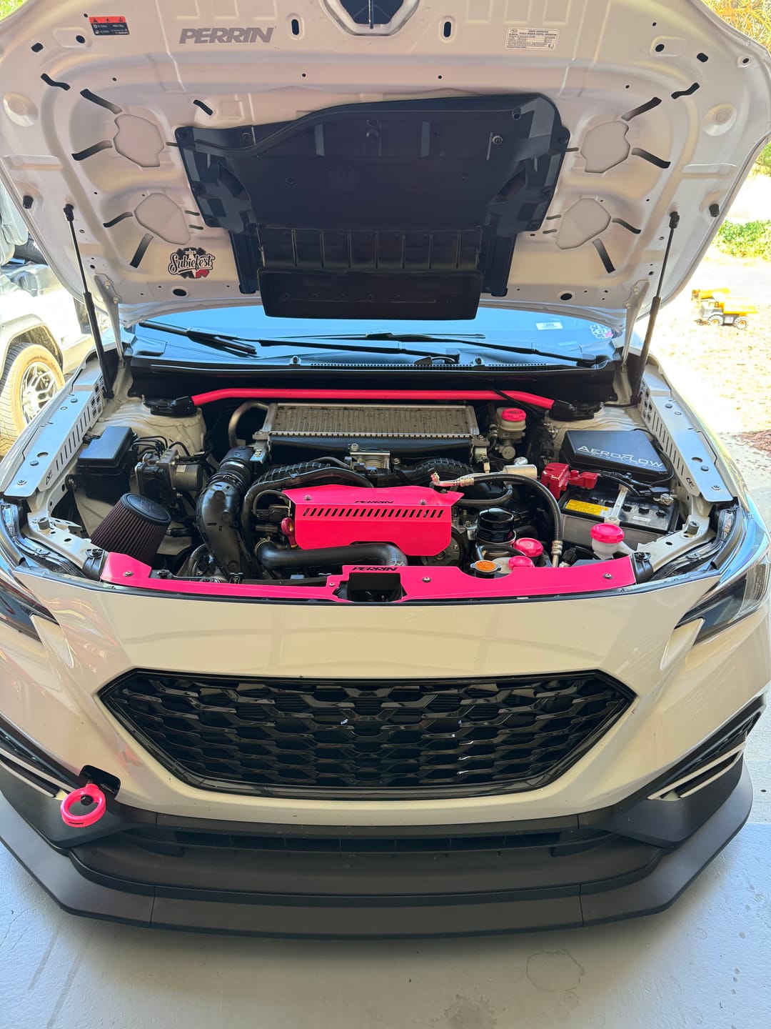 Customer photo review of Radiator Shroud for 2022-2026 WRX
