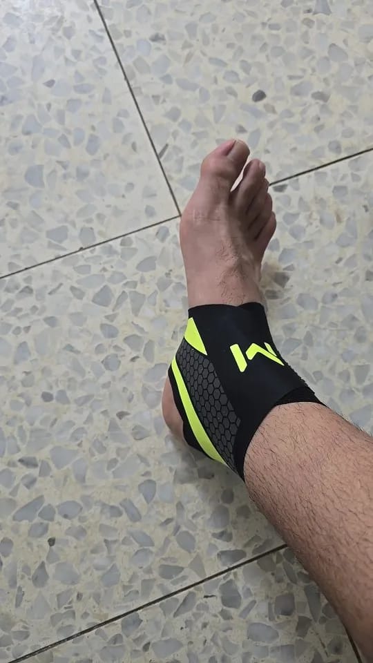 Customer photo review of Restora Plantar Fasciitis Relief Wrap