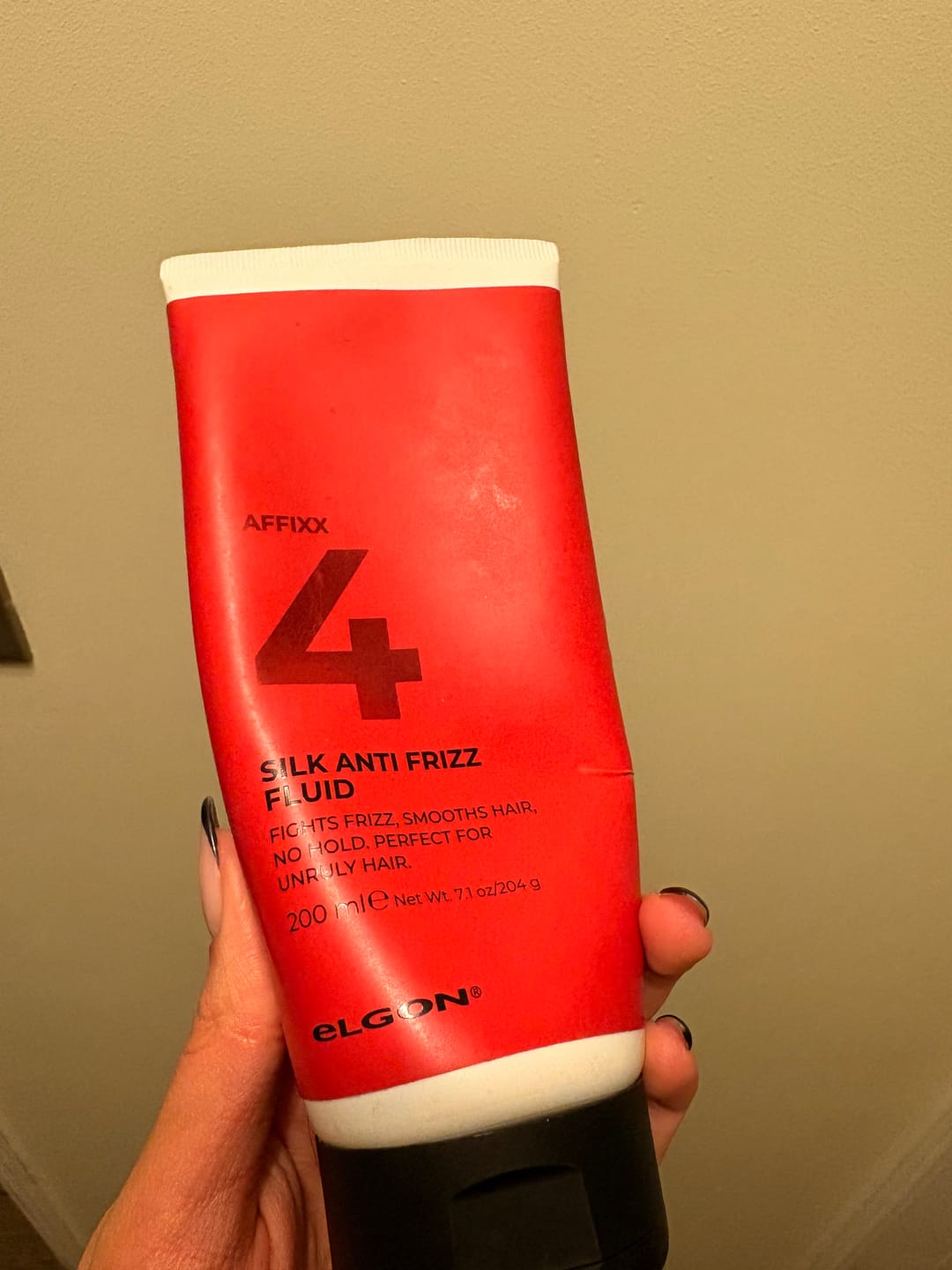 Customer photo review of Crema Suavizante Anti Frizz Affixx 4 Elgon