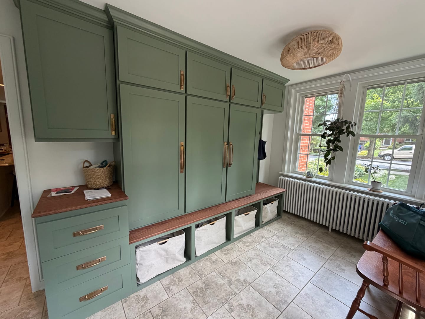 Customer photo review of Classic Cabinet Pulls with Backplate - Antique Brass