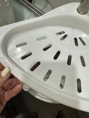 Customer photo review of Esquinero Organizador De Ducha Ajustable