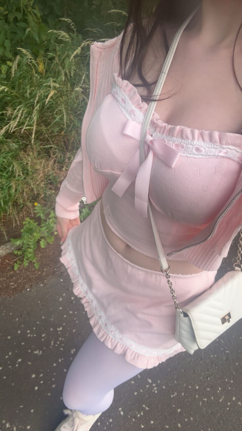 Customer photo review of Sweetheart  Cotton Pointelle Top