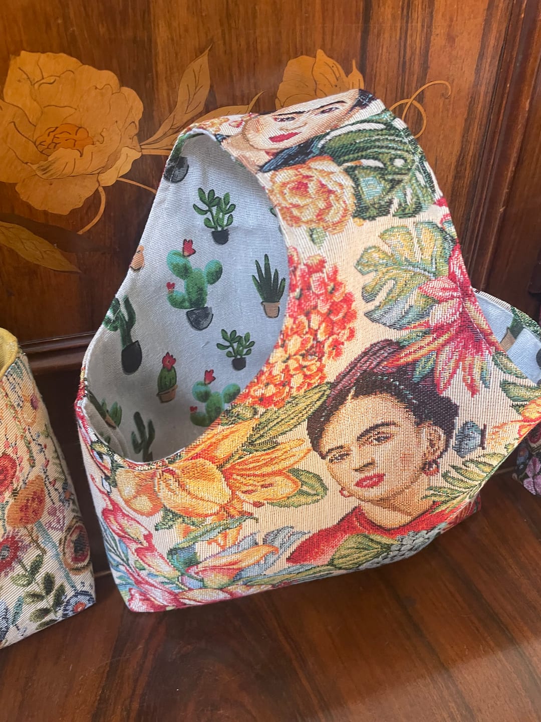 Customer photo review of Floral Frida Tapestry Fabric