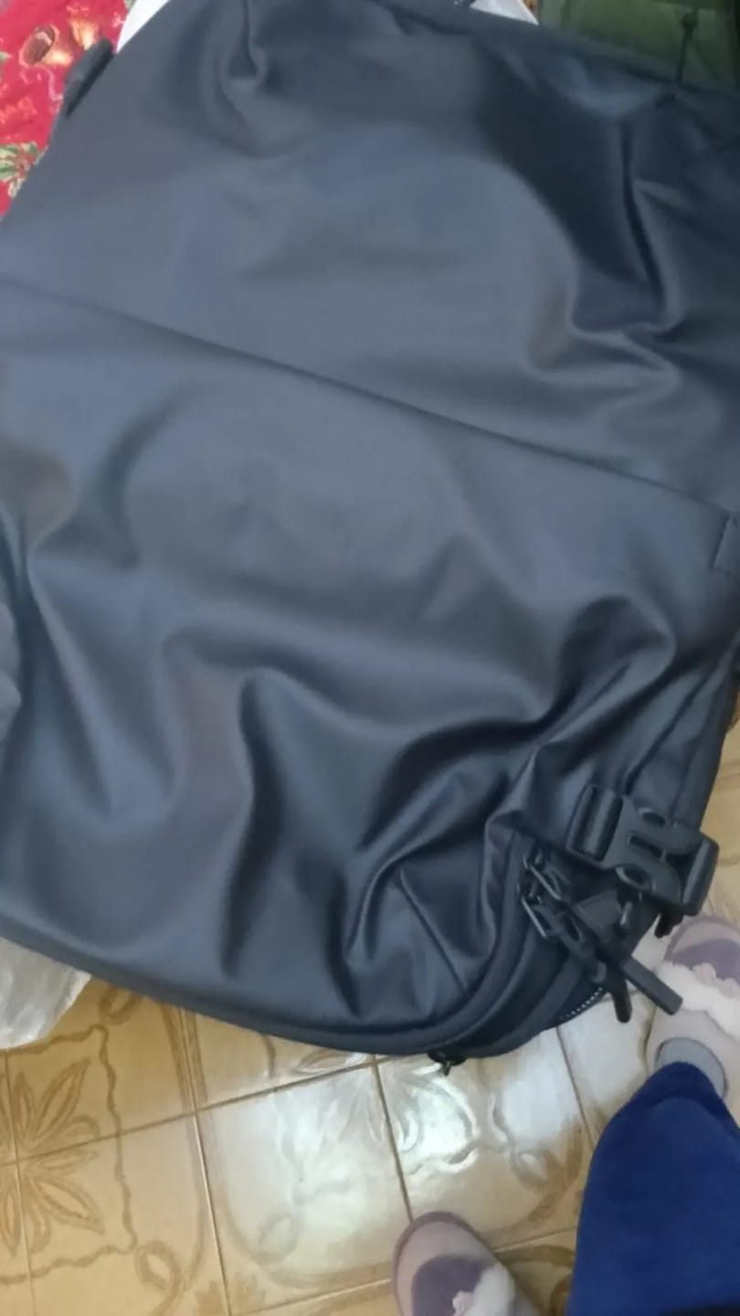 Customer photo review of Discoverer Vacuum Compression Travel Backpack 60L