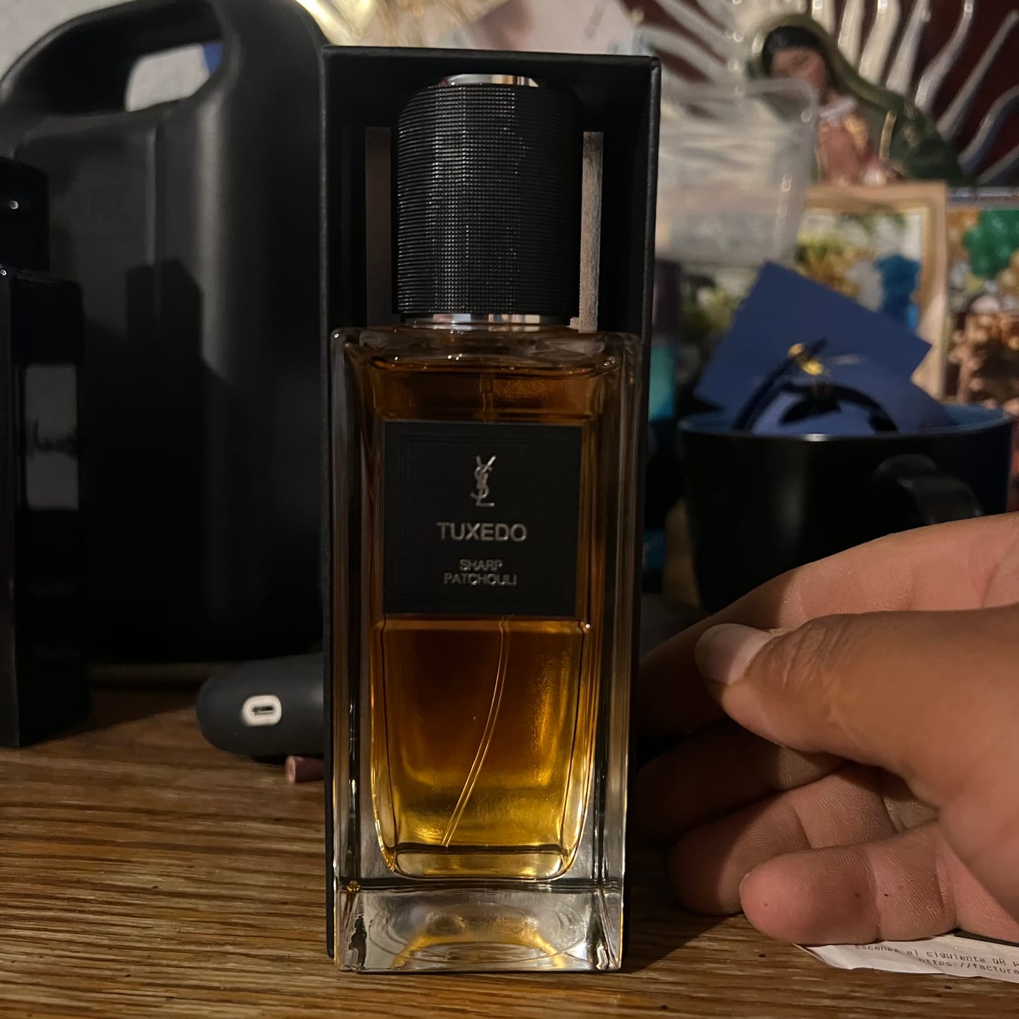 Customer photo review of Tuxedo Sharp Patchouli Yves Saint Laurent 125 ml
