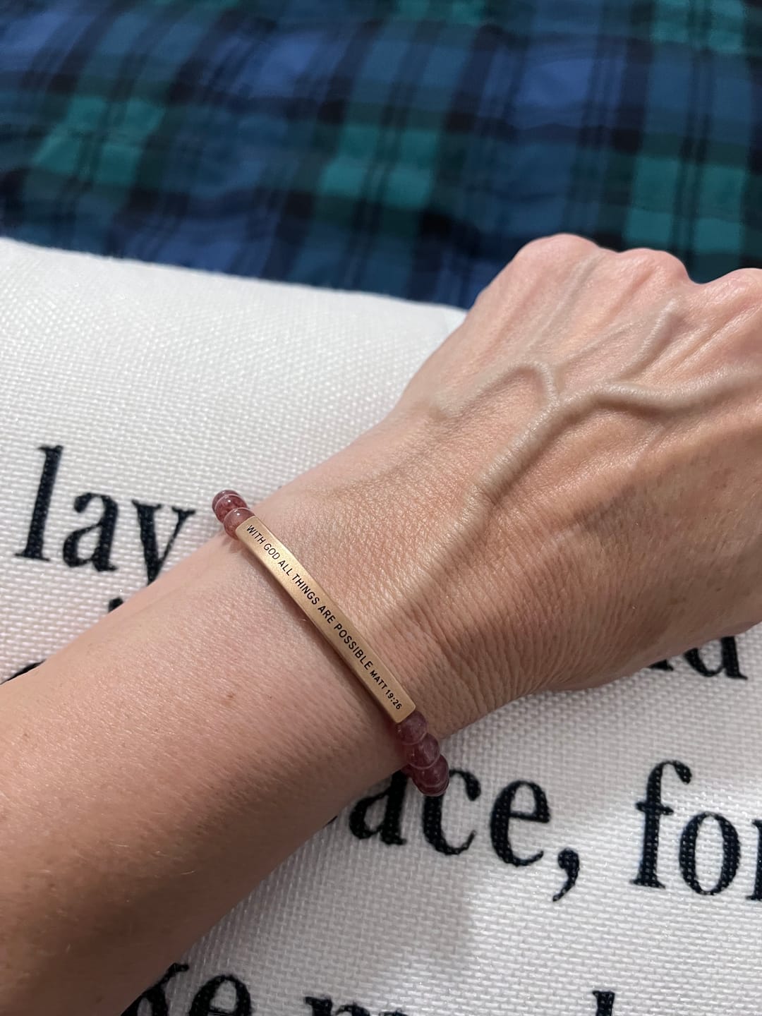 Customer photo review of WITH GOD ALL THINGS ARE POSSIBLE MATT 19:26