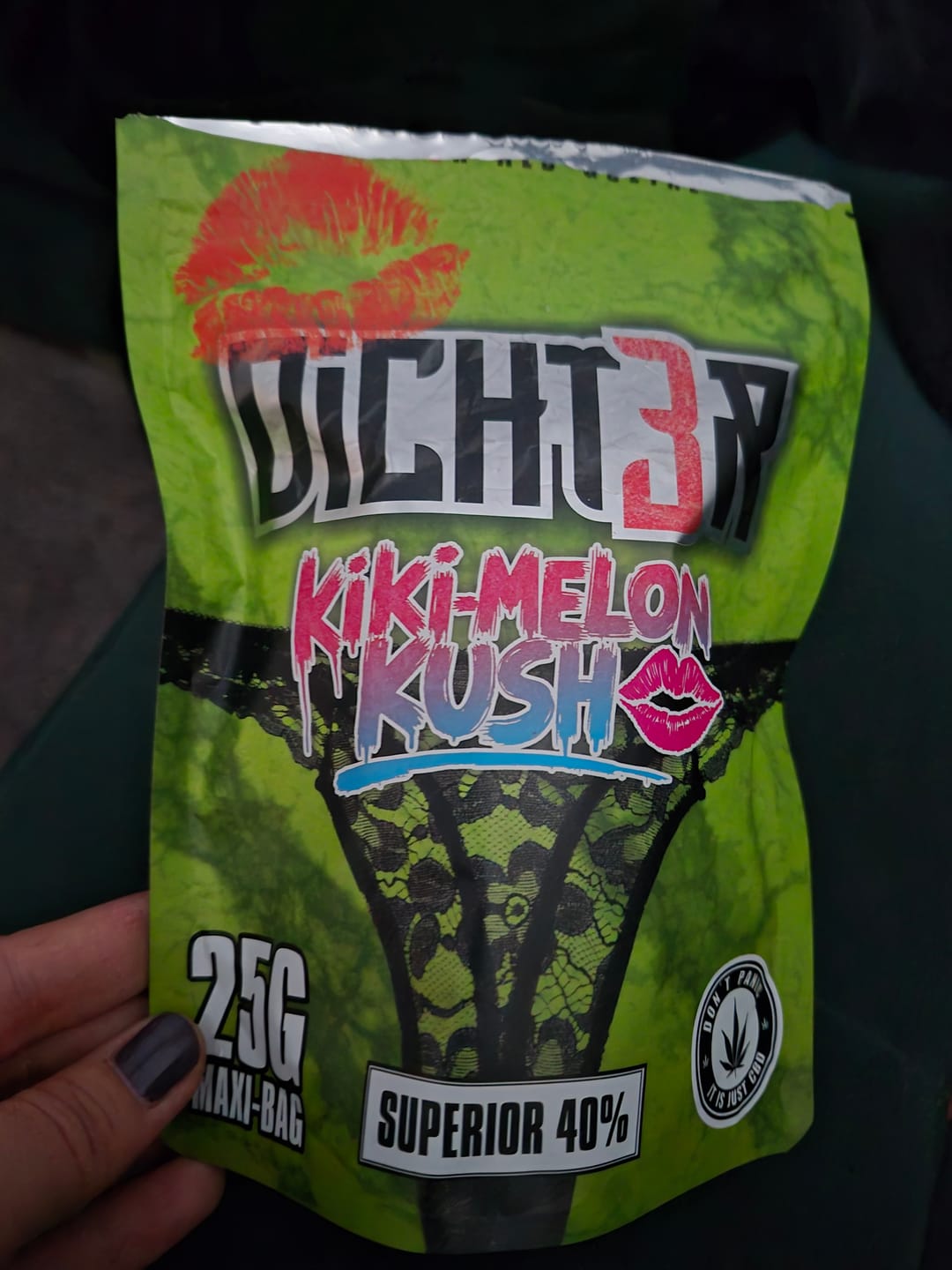 Customer photo review of Dicht3r - Kikki Melon Kush 25G
