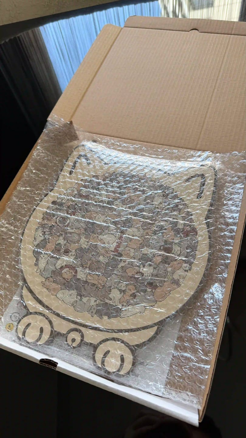 Customer photo review of PuzzPati® Ahşap Kedi Puzzle