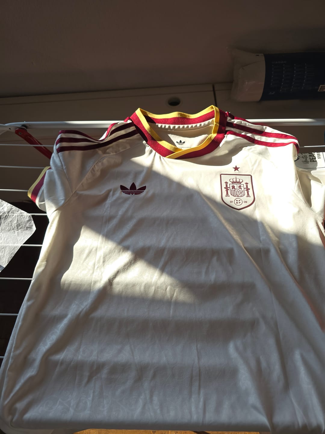 Customer photo review of Lamine Yamal Spain 2026 World Cup Away Football Jersey