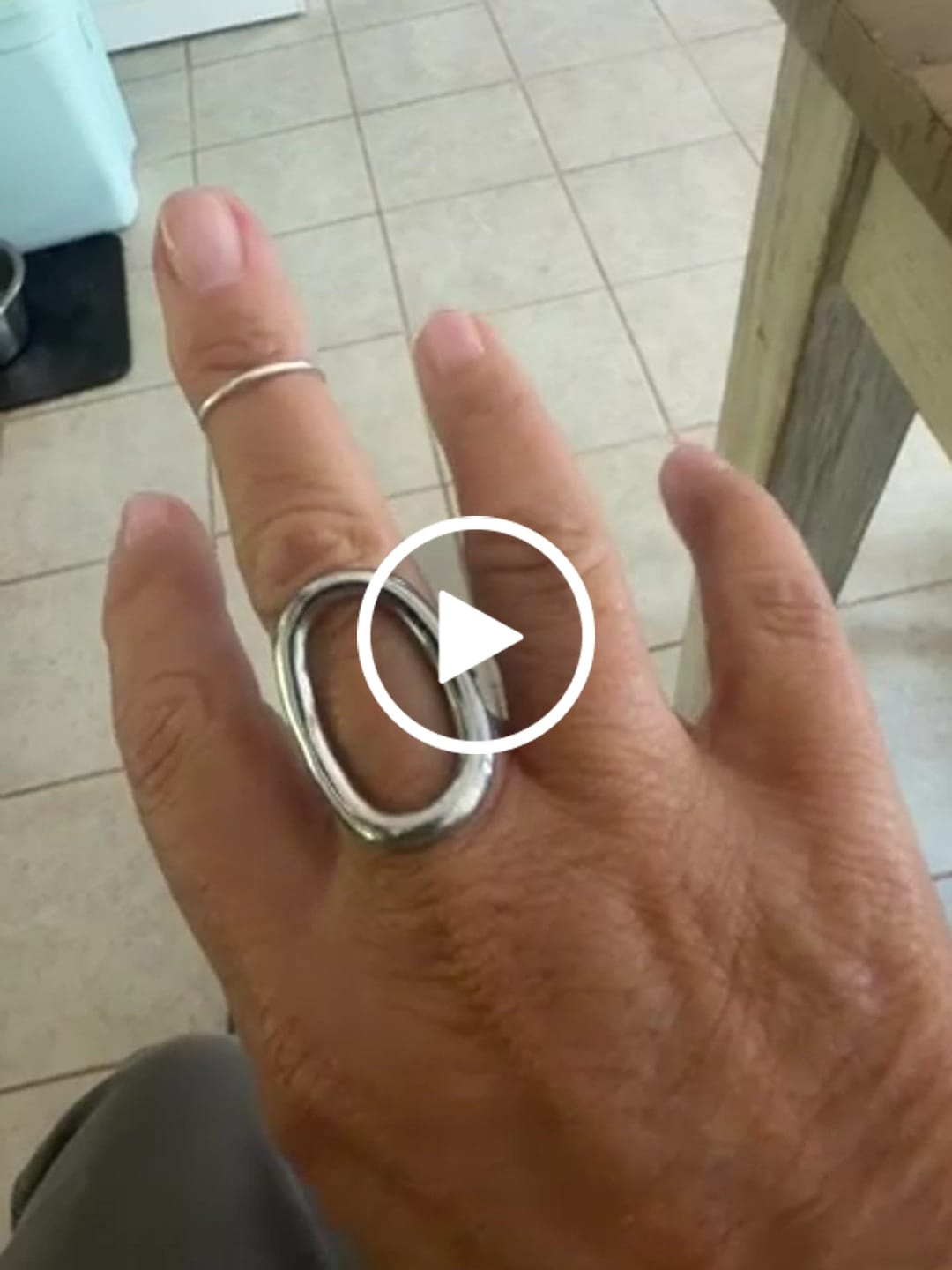Customer video review of Moonwave Ring