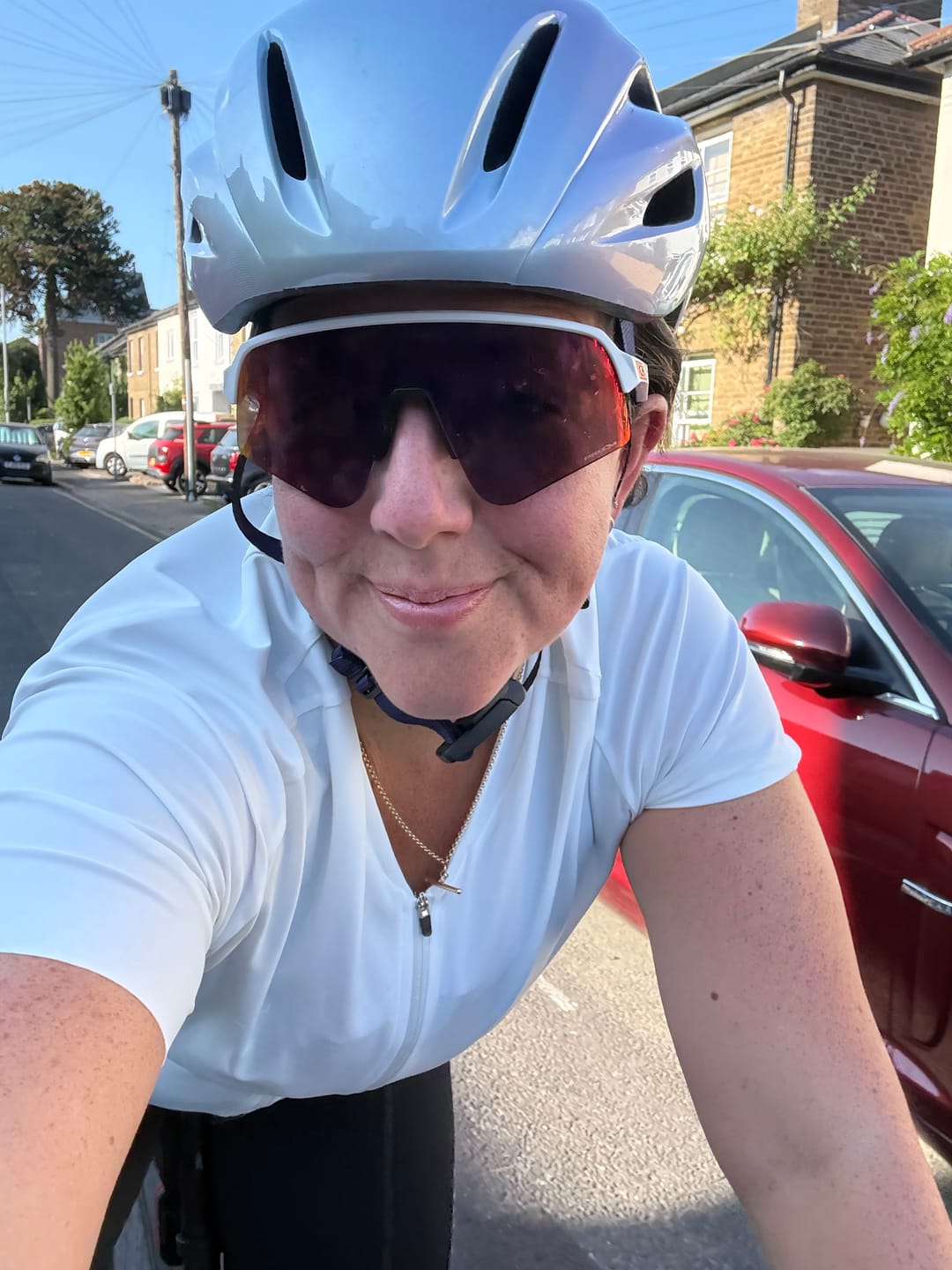 Customer photo review of Soleil Jersey - White