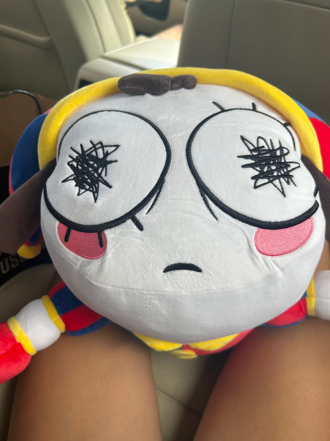 Customer photo review of Big Pomni Plush