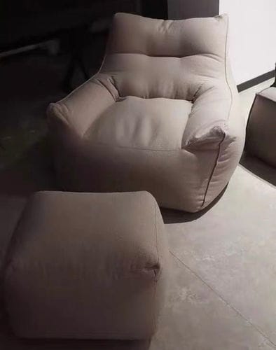 Customer photo review of MARGOT BEAN BAG - LINEN CREAM GREY