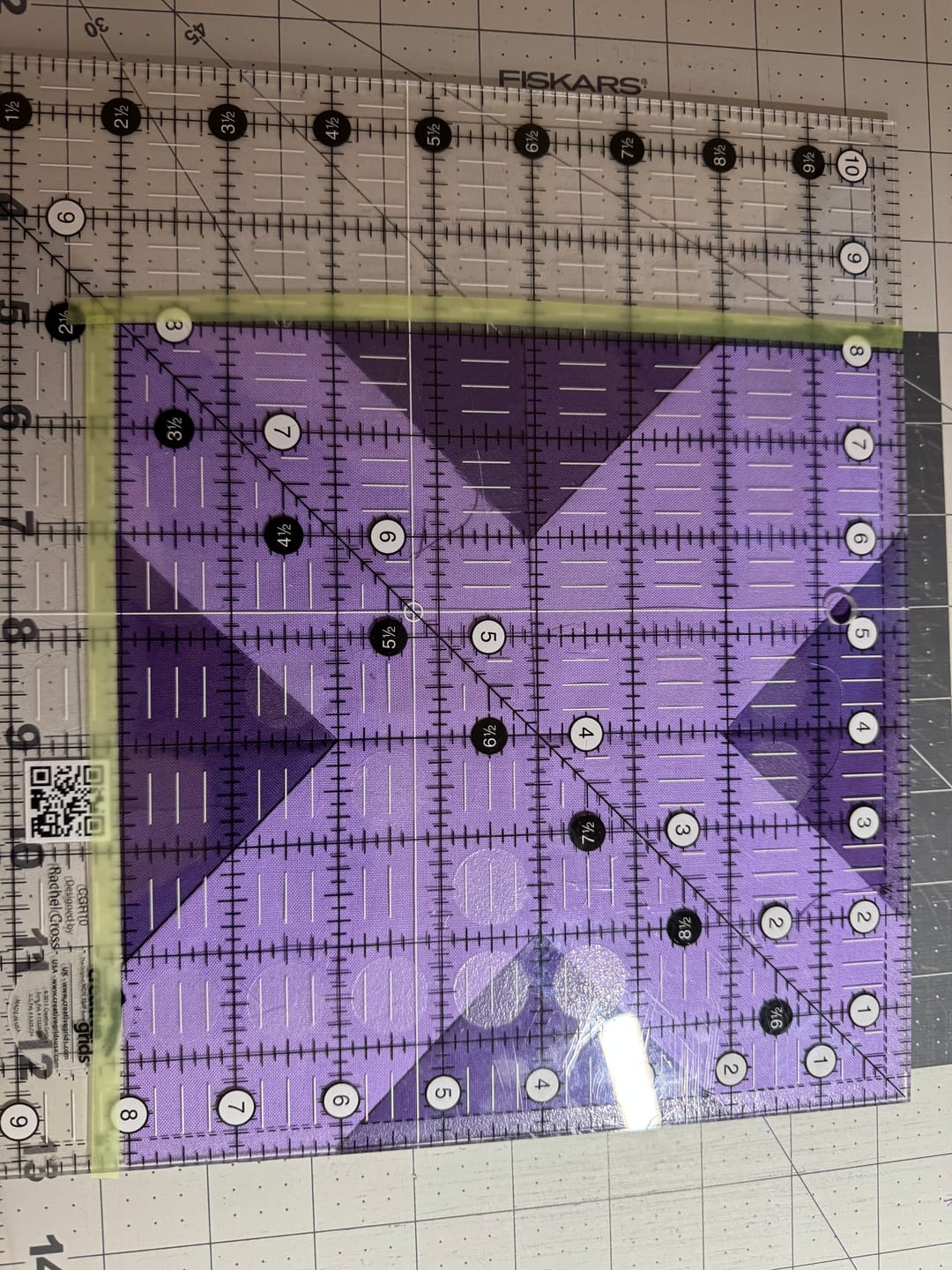 Customer photo review of 1/4" Glow Line Tape 3pk, Omnigrid