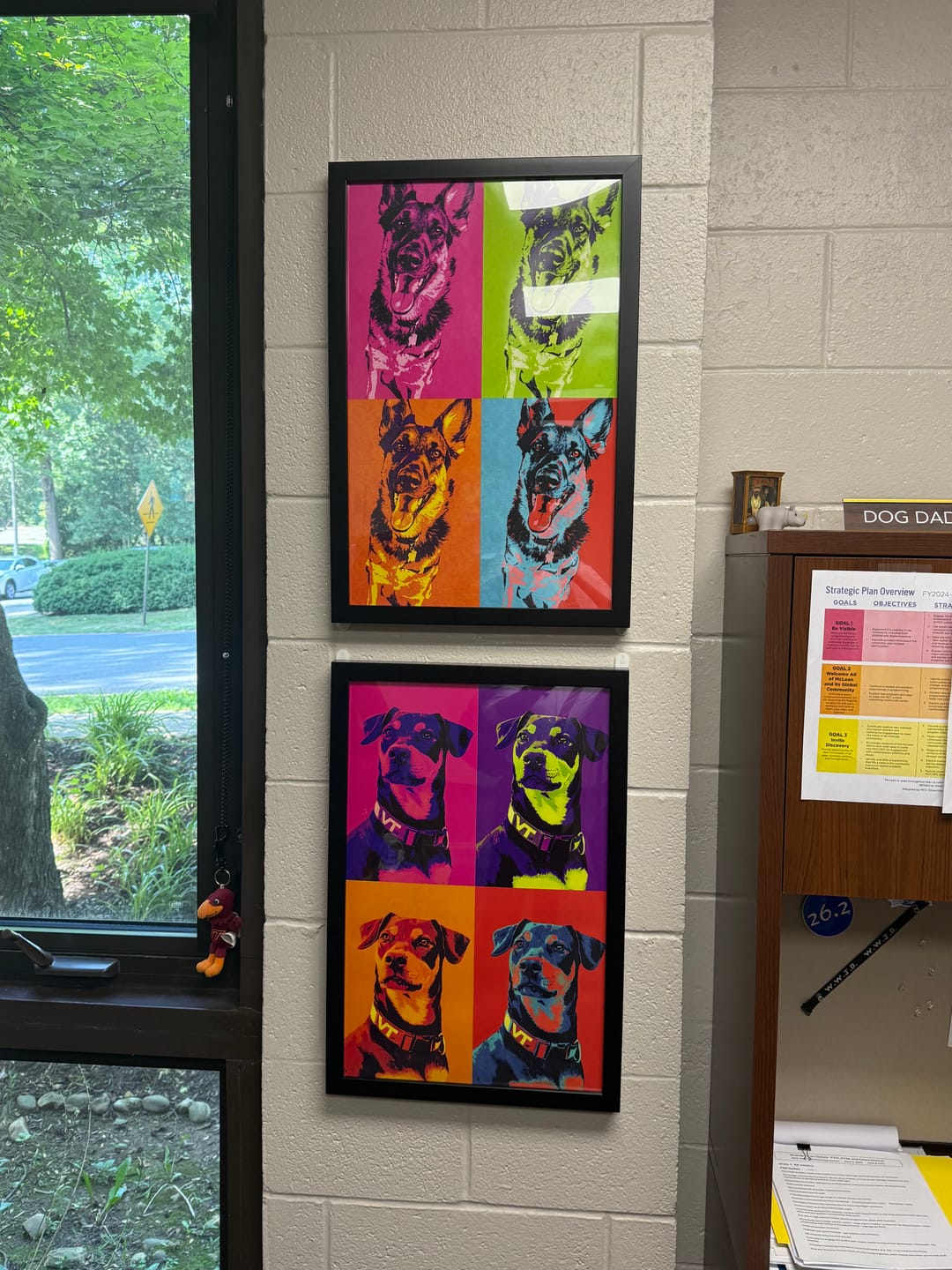 Customer photo review of Color Squares - Personalized Poster