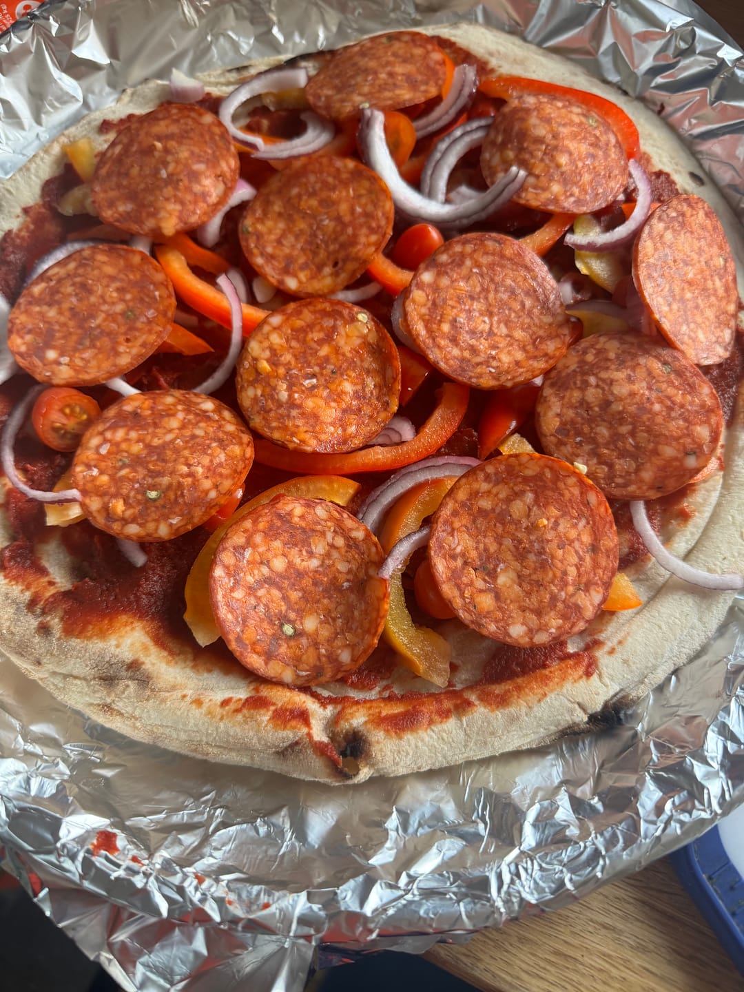 Customer photo review of Sourdough Pizza Bases
