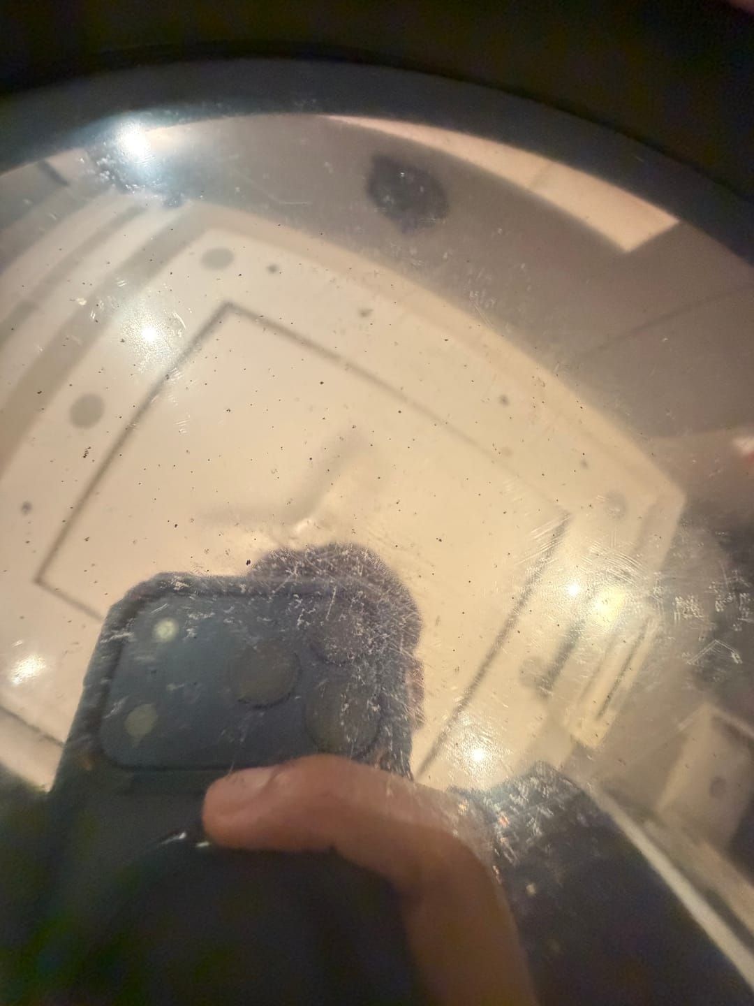 Customer photo review of AESTHETIC TRAFFIC MIRROR