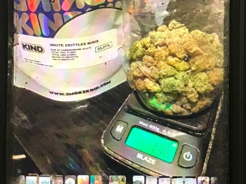 White Zkittles - 14 Grams Minis - Hybrid photo review