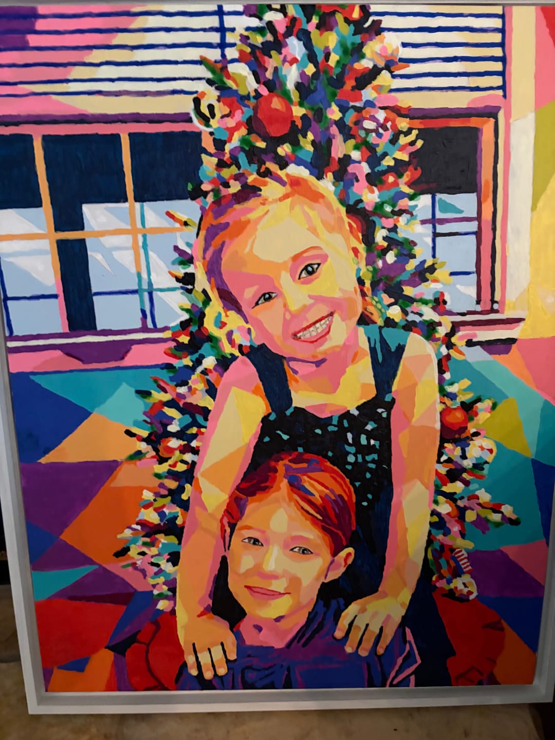 Customer photo review of Custom Pop Art COUPLE Portrait