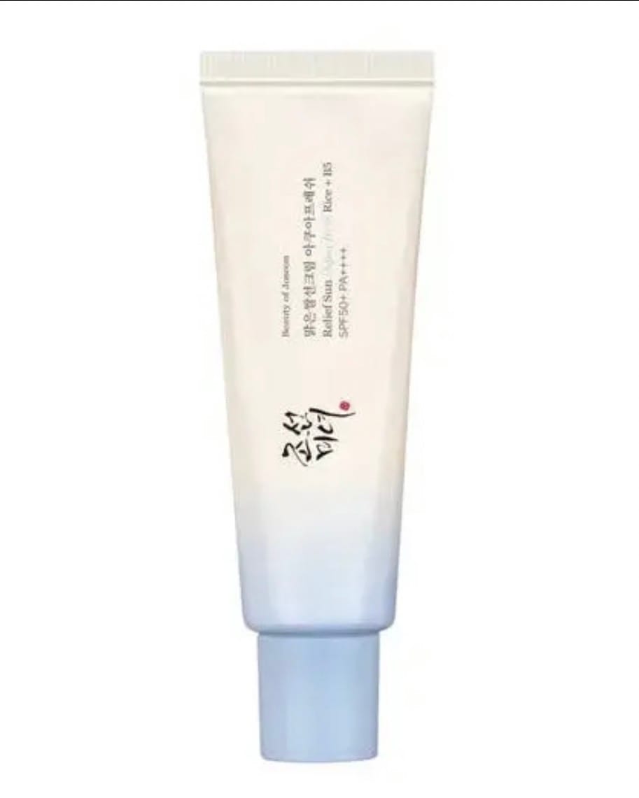 Customer photo review of كريم واقي شمس بيوتي أوف جوسون بخلاصة الأرز والبروبيوتيك SPF50+ PA++++ – 50مل
