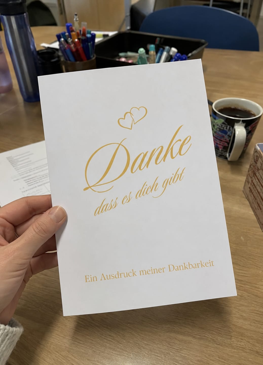 Customer photo review of Danke, dass es dich gibt