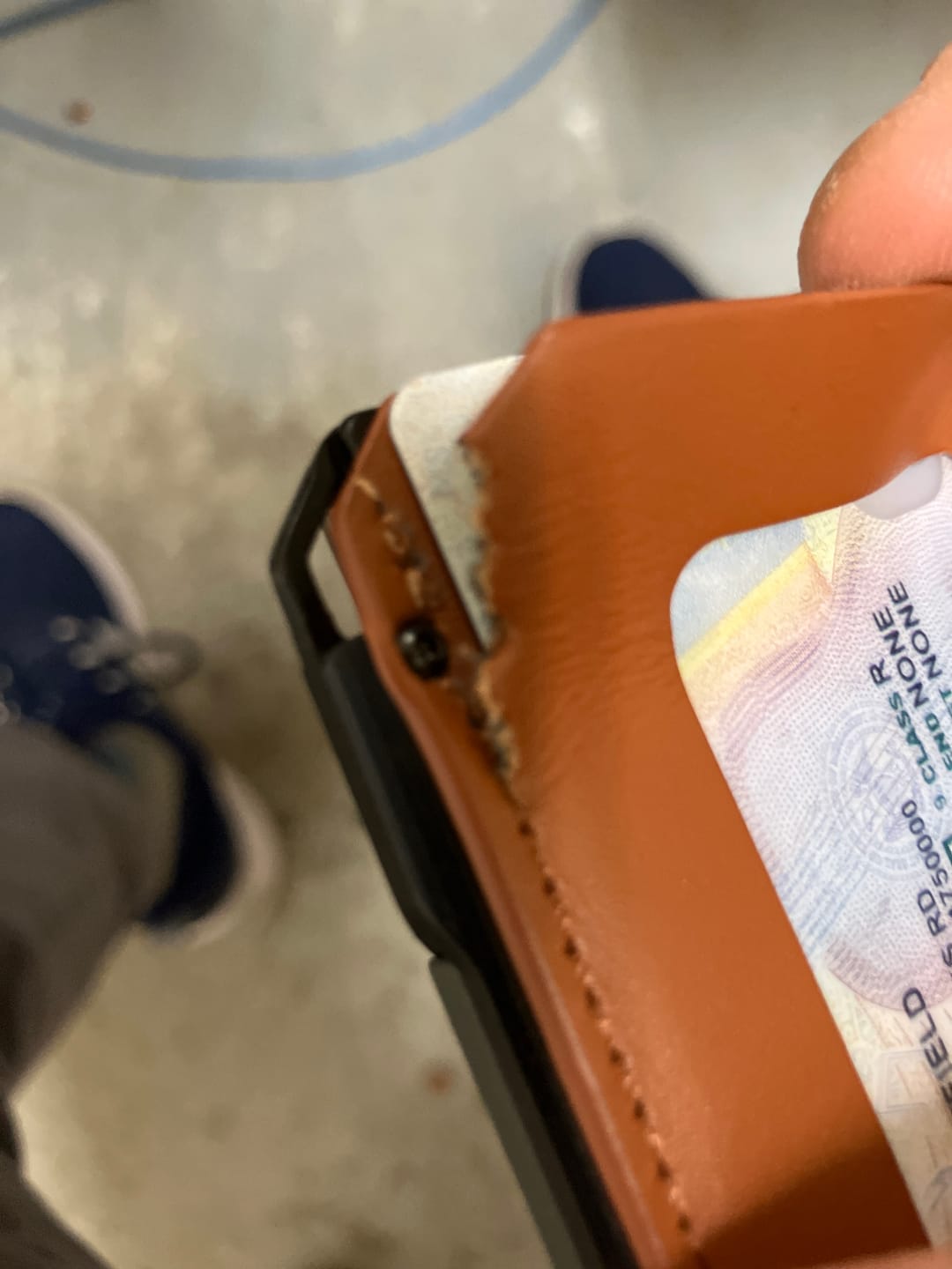 Customer photo review of M4 Maverick™ Rail Wallet with Titanium Clip