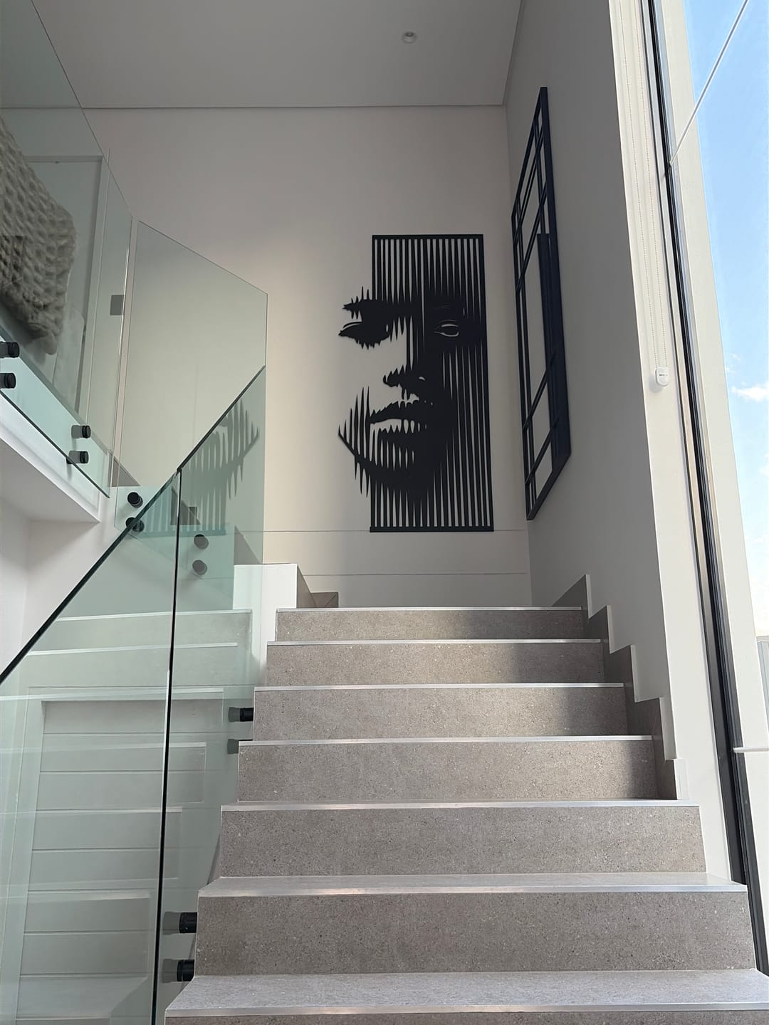 Customer photo review of Veiled Expression Metal Wall Art