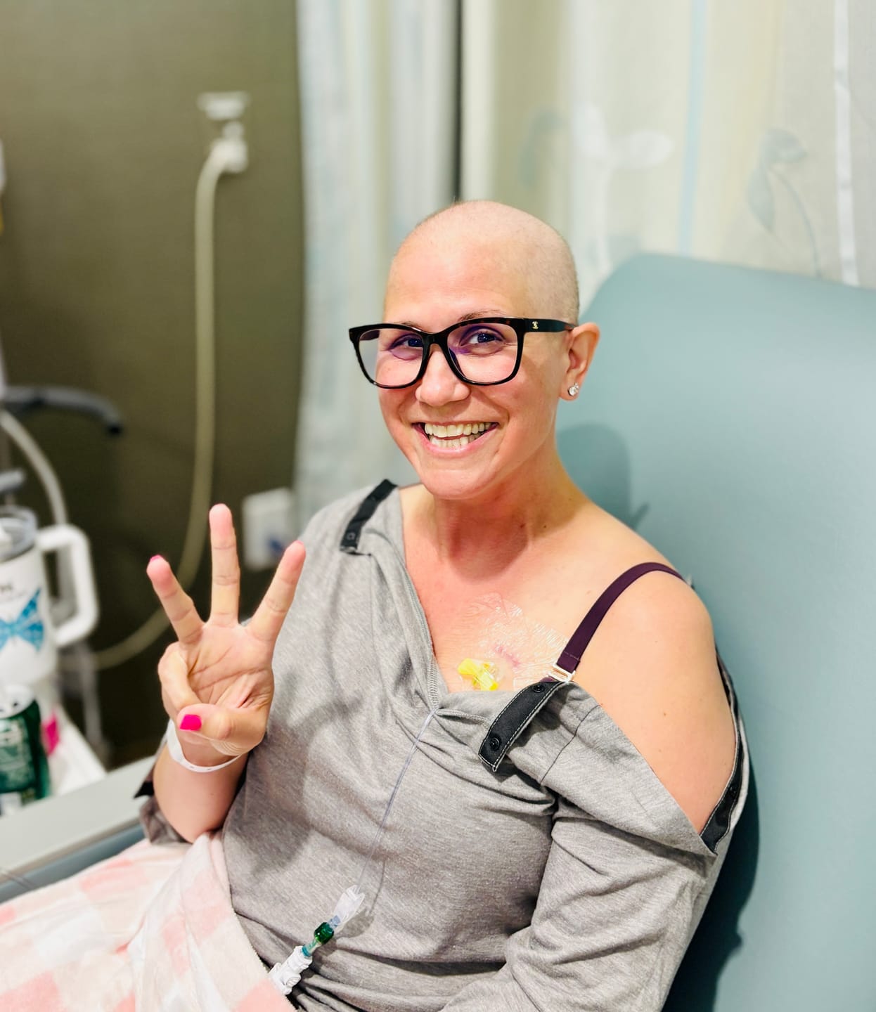 Customer photo review of Chemo Hair and Scalp Care Bundle