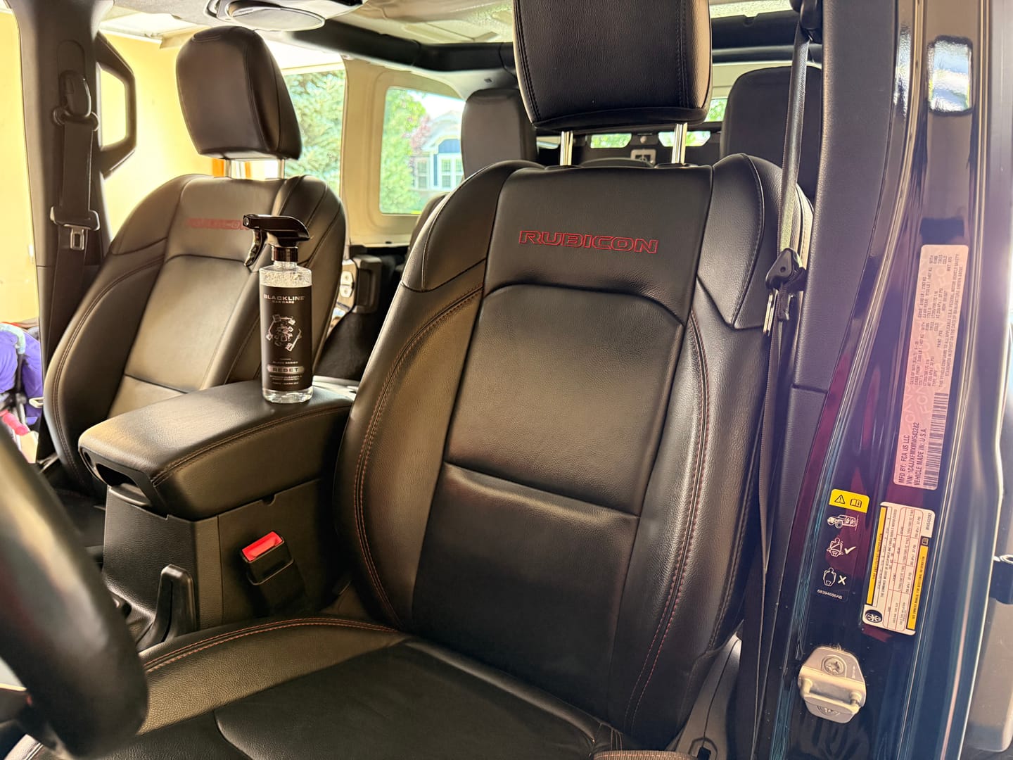 Customer photo review of BLACKLINE® RESET INTERIOR CLEANER & SCENT BOOSTER