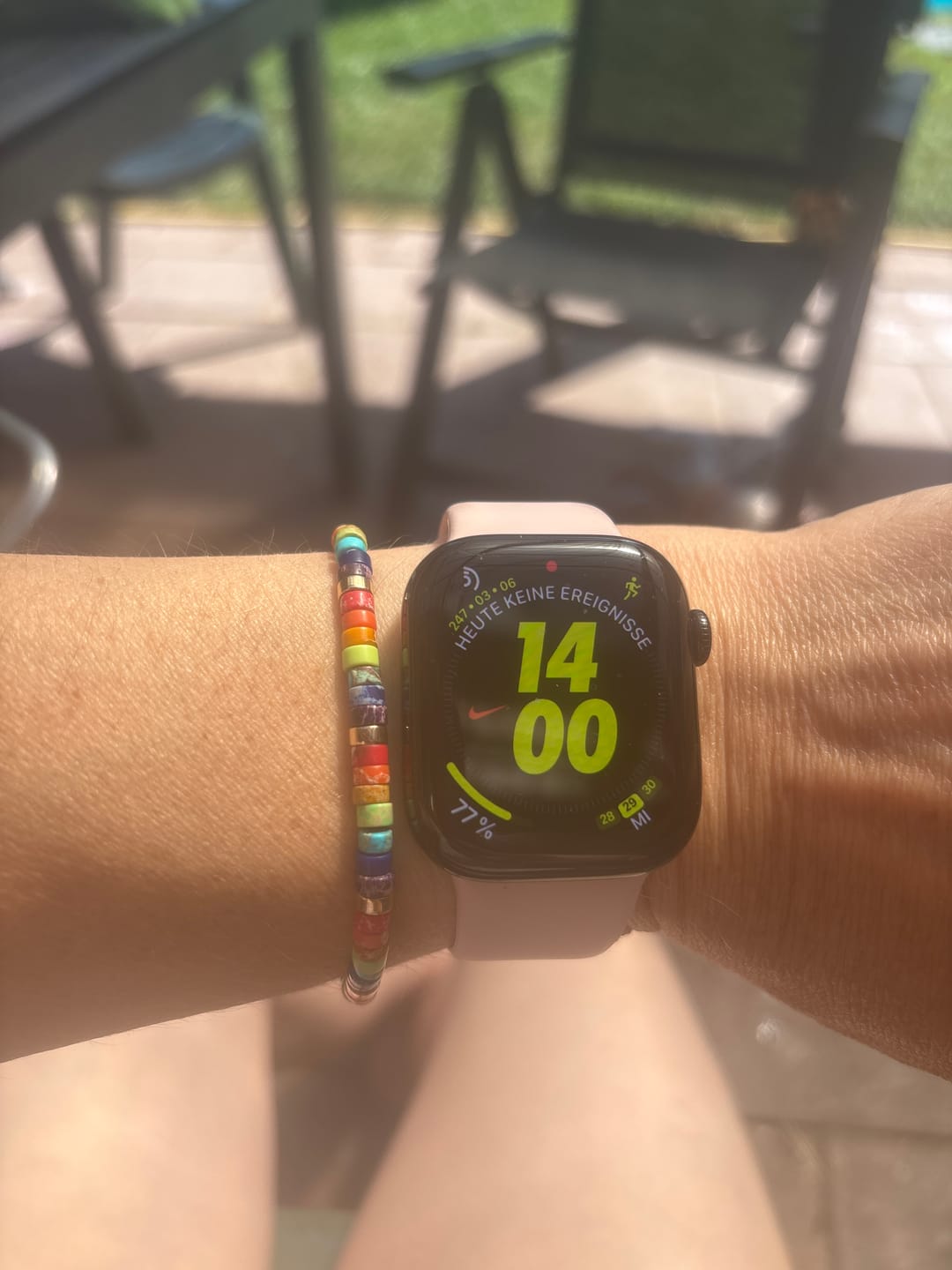 Customer photo review of Chakra Armband aus Jaspis - Handgefertigt für Balance & Schutz | 7 Chakren Energiearmband