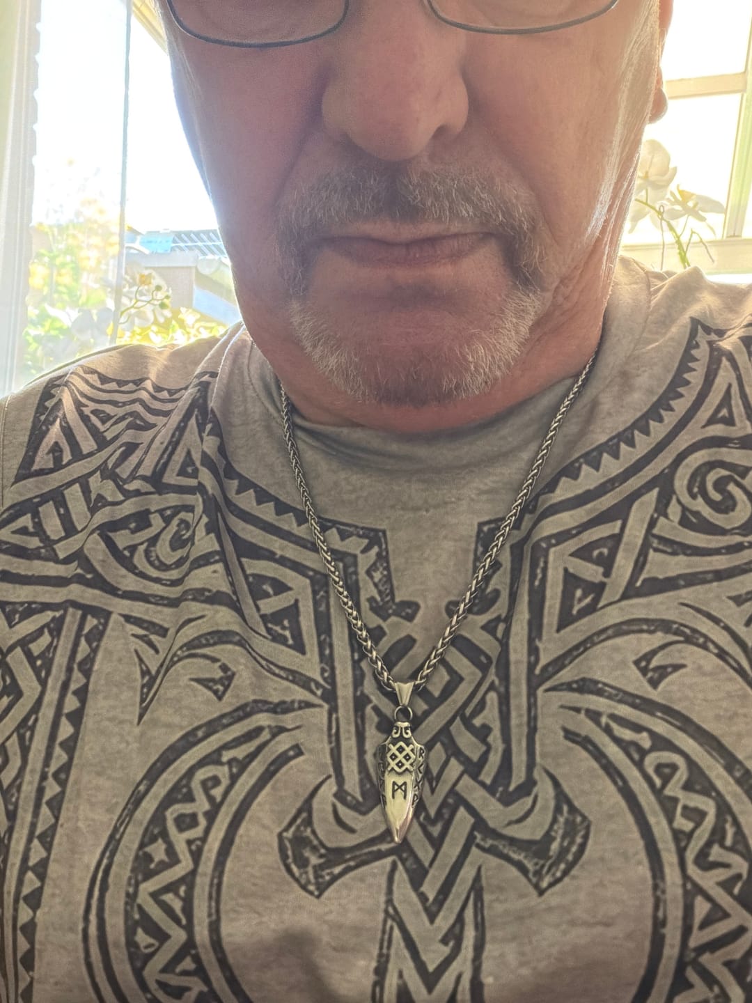 Customer photo review of Gungnir Necklace