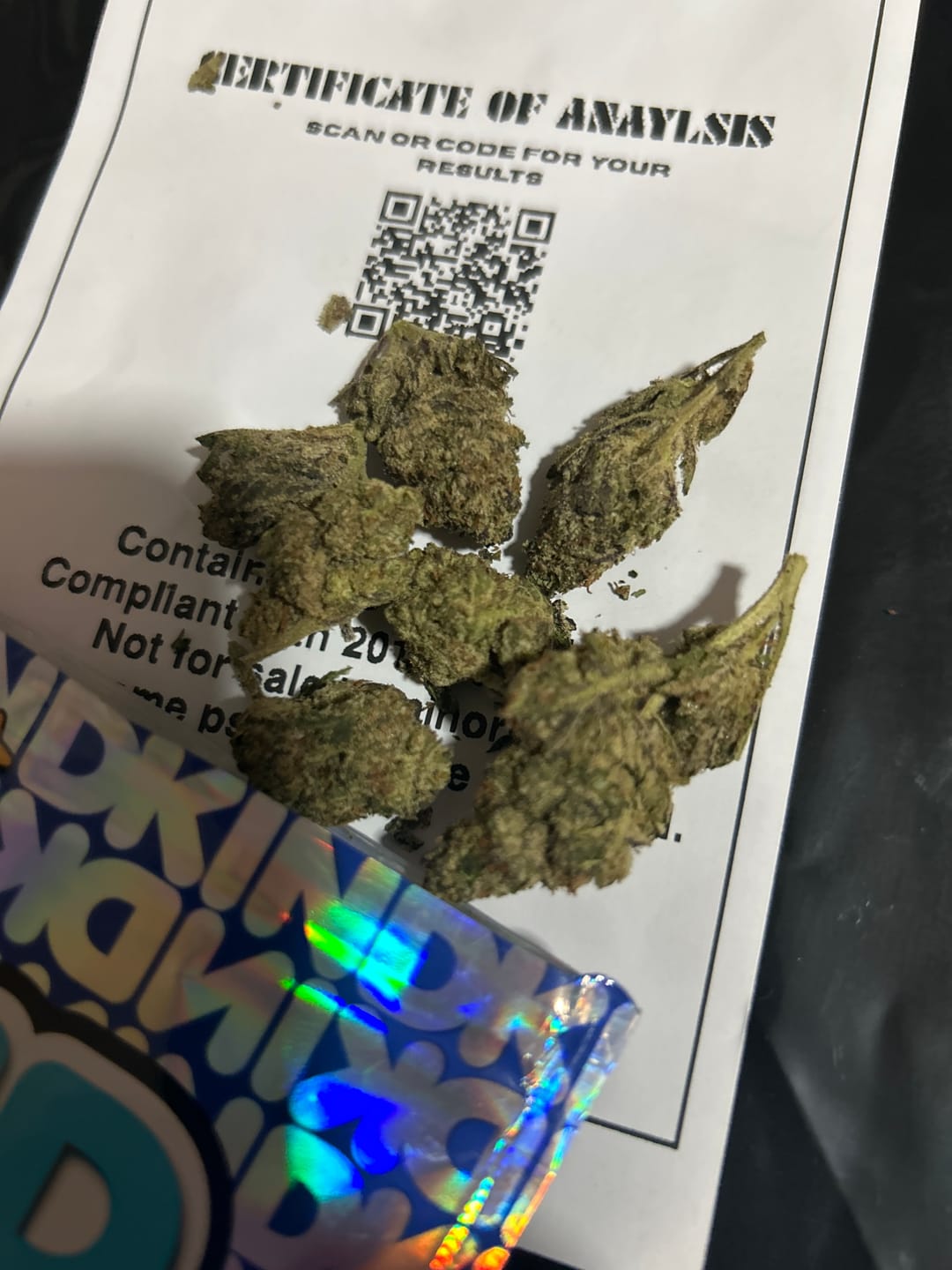 Customer photo review of Gas Cake - 4 Grams - Indica