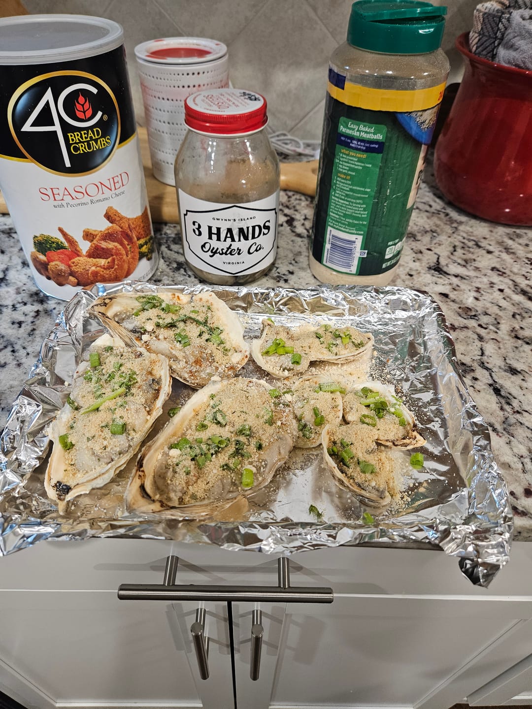 Customer photo review of Shucked Oysters