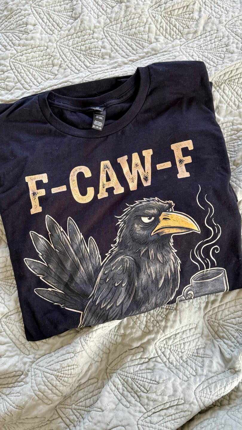 Customer photo review of F-Caw-F I'm Camping T-Shirt