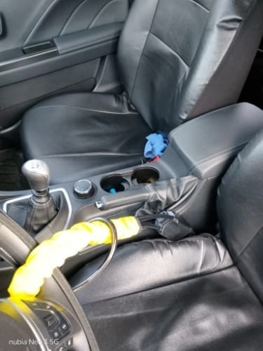 Customer photo review of Ultimate Universal Steering Lock