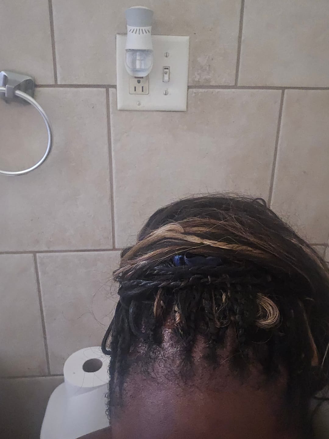 Customer photo review of Body Wave Bulk Hair Extensions for Braiding