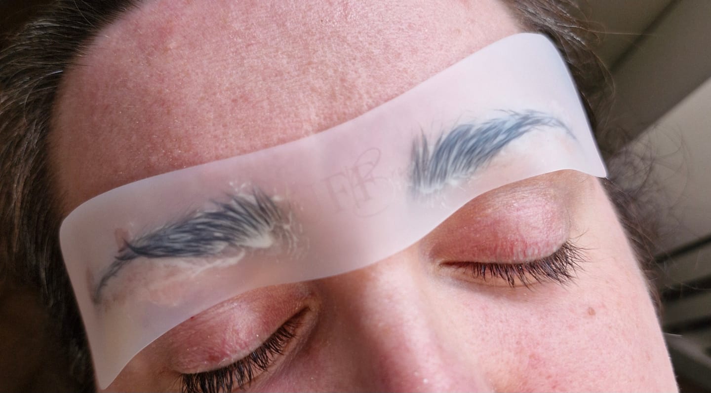 Customer photo review of Brow Guard - Reusable Brow Wrap