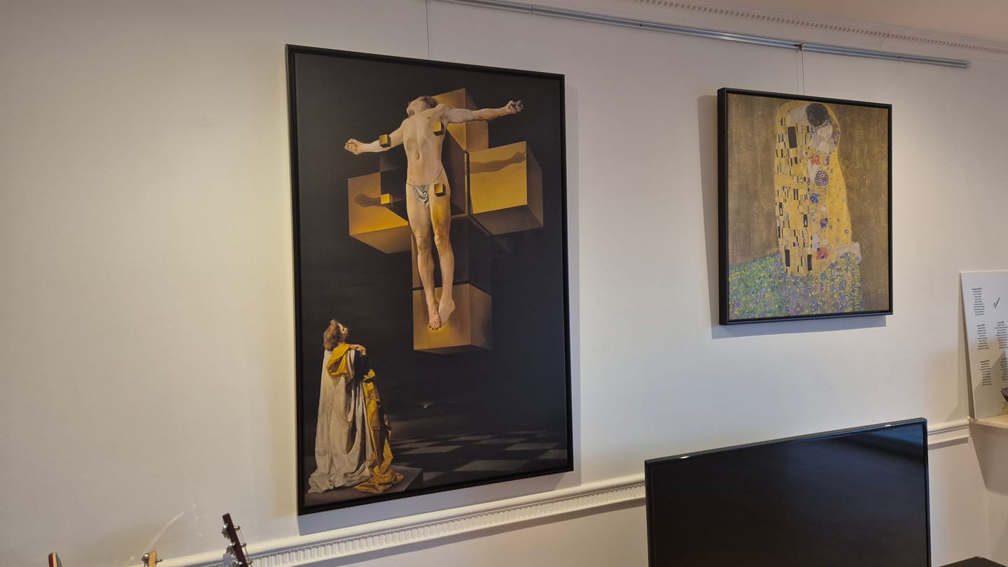 Customer photo review of Crucifixion (Corpus Hypercubus) | Salvador Dalí | 1954