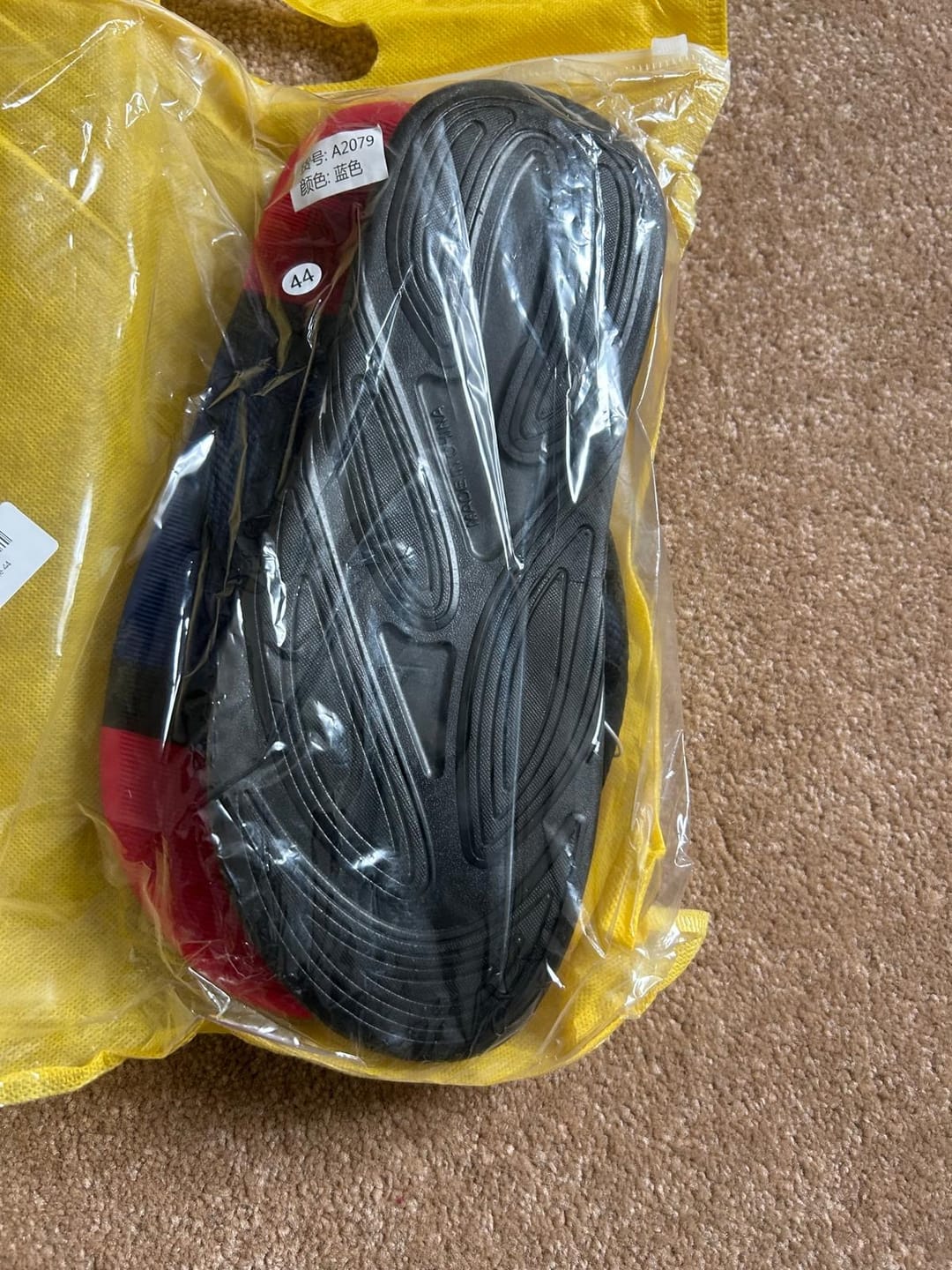 Customer photo review of Footmaxldn Men's Non-Slip EVA Beach Flip Flops - Lightweight Summer Sandals