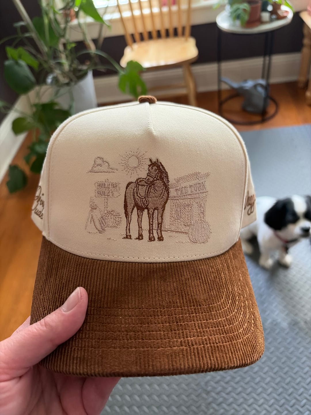 Customer photo review of The Turn Corduroy Brim Hat