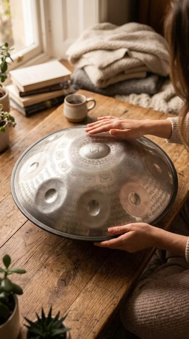 Customer photo review of Cosmos Tantra Tibetan Handpan - 9/10/12 Notes Gift Set