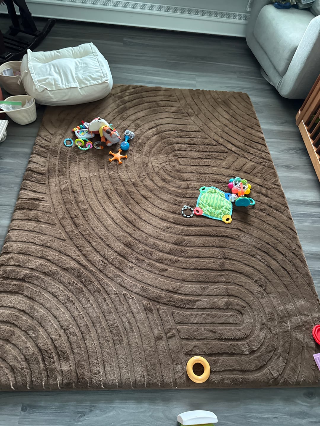 Customer photo review of Designer Relax Mat - 1.4" Thick Foam Base