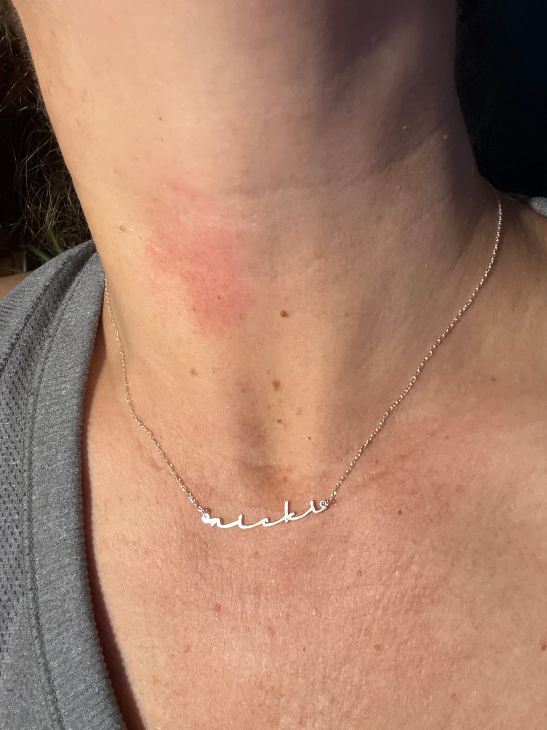 Customer photo review of Signature Name Necklace