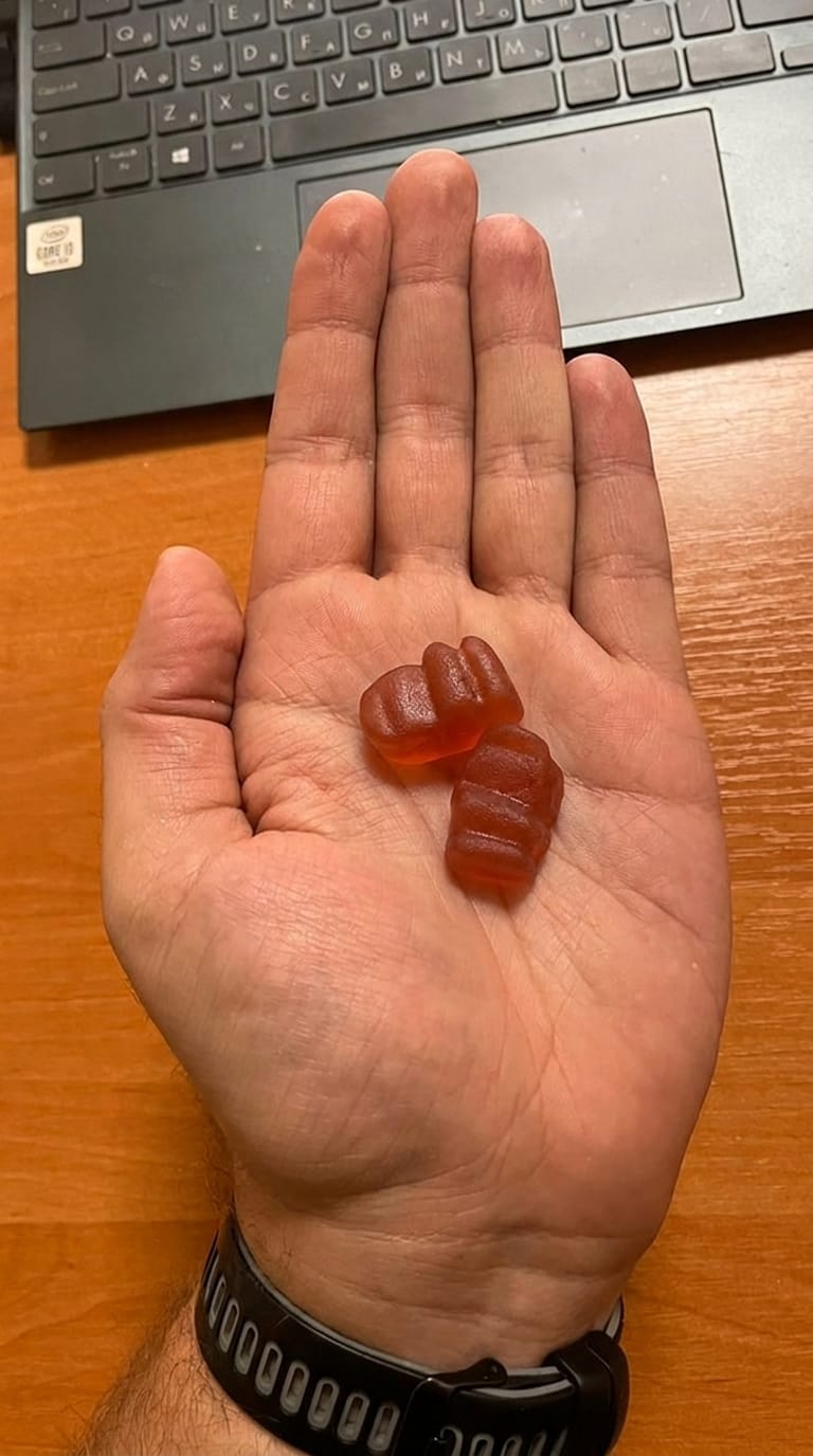 Customer photo review of Dr Sebi's Healing Red Gummy