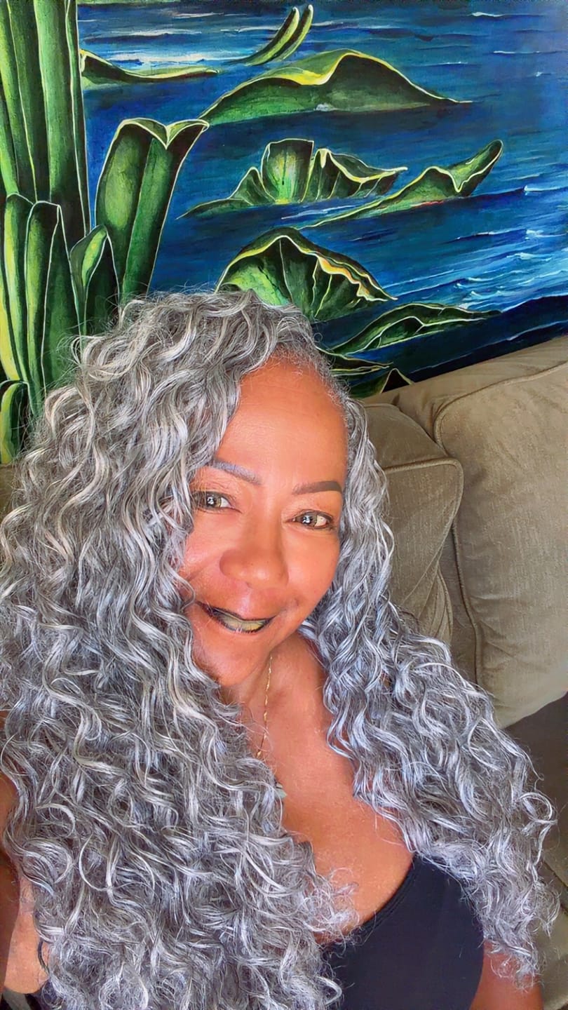 Customer photo review of Freetress Crochet Braid - GOGO CURL 26"
